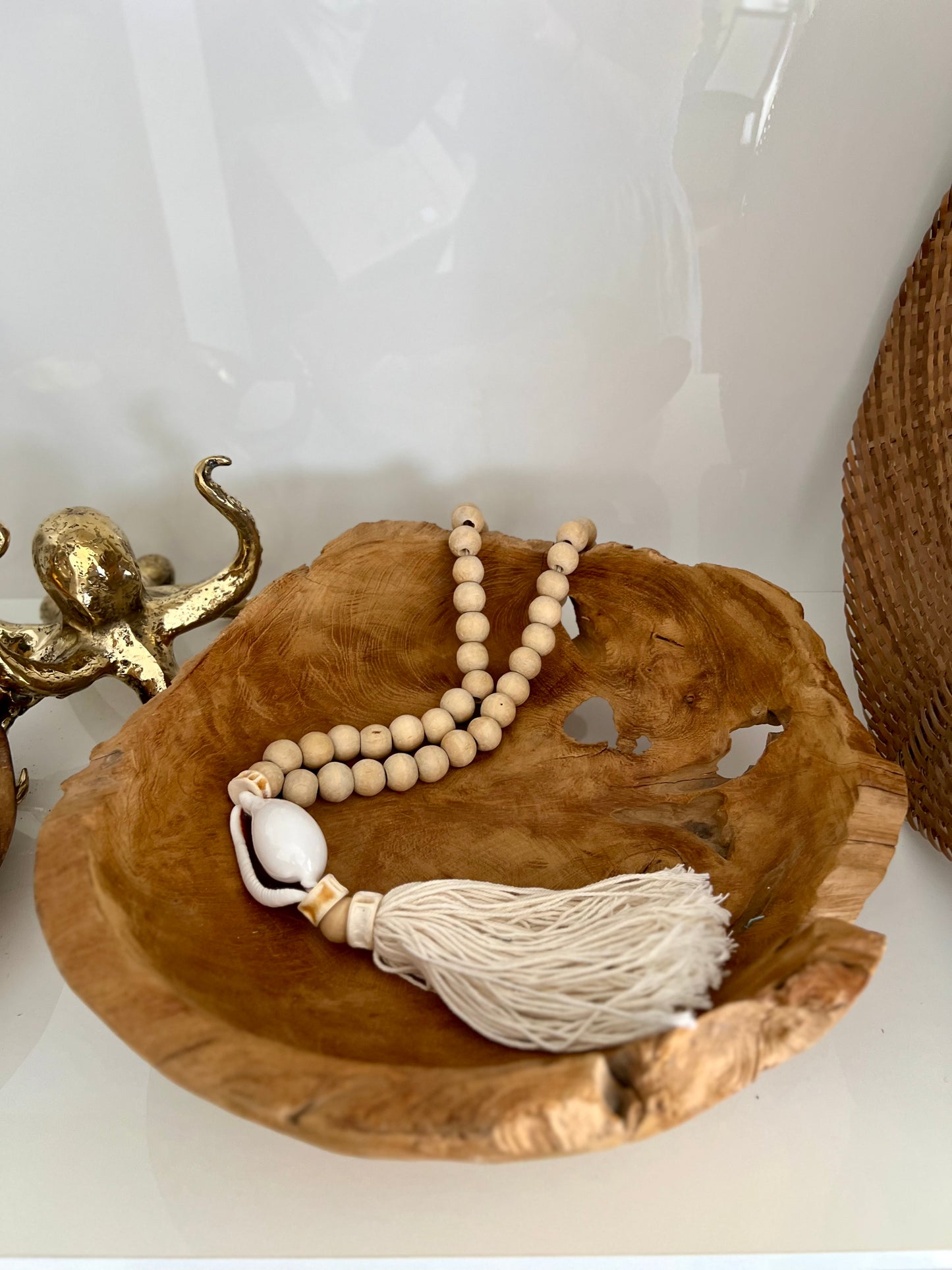 Kiku Hand-Carved Tree Root Serving Bowls